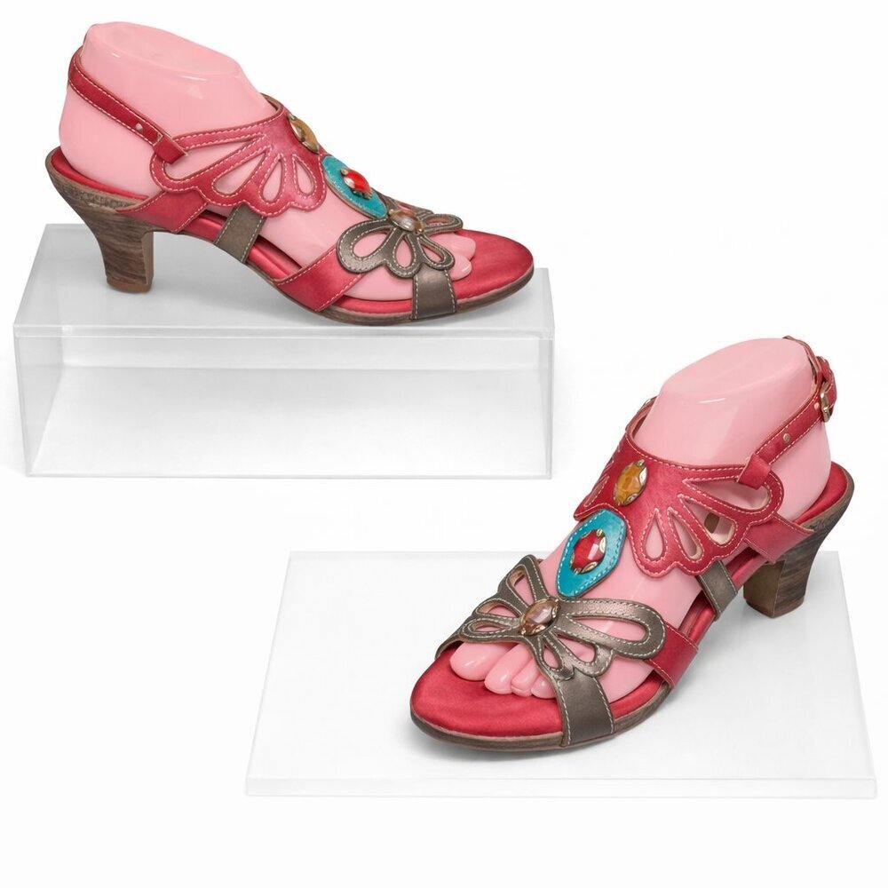 L’Artiste by Spring Step Butterfly Whimsical Cottagecore Sandals Size 40 (US 9)